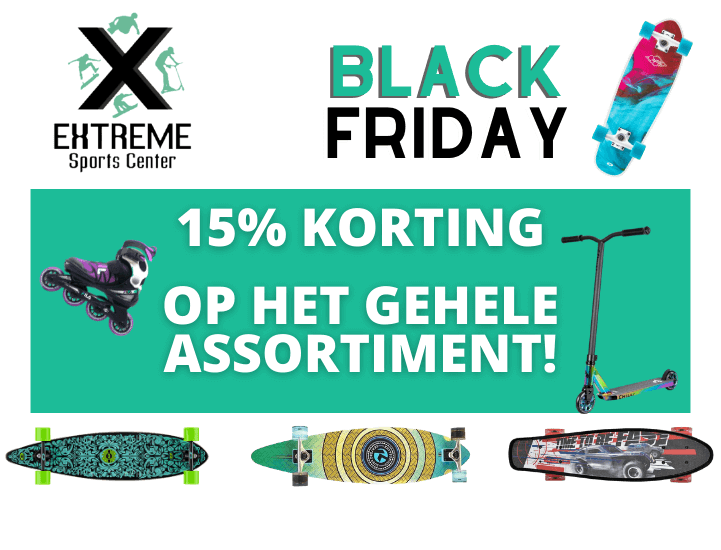 black friday skate step skeeler korting